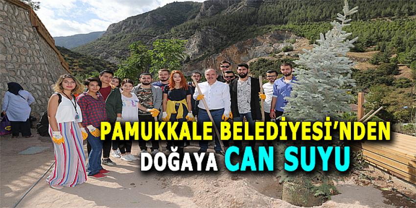 PAMUKKALE BELEDİYESİ'NDEN DOĞAYA CAN SUYU