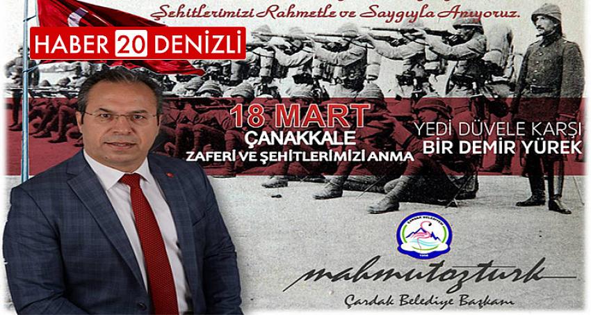 BAŞKAN ÖZTÜRK ÇANAKKALE ZAFERİNİN 104. YIL DÖNÜMÜNÜ KUTLADI