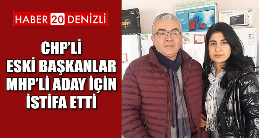 CHP’Lİ ESKİ BAŞKANLAR MHP’Lİ ADAY İÇİN İSTİFA ETTİ