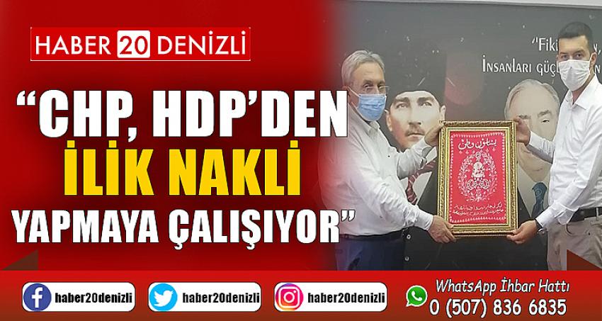 MHP’li Ayhan: “CHP, HDP’den ilik nakli yapmaya çalışıyor”