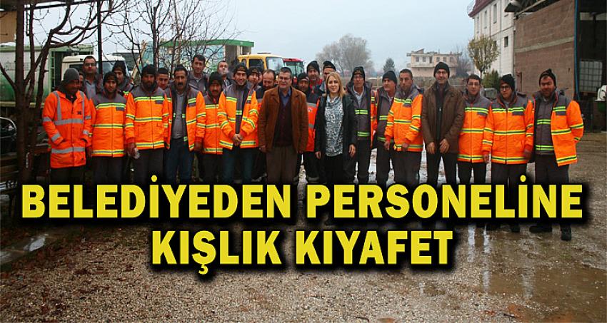 BELEDİYEDEN PERSONELİNE KIŞLIK KIYAFET 