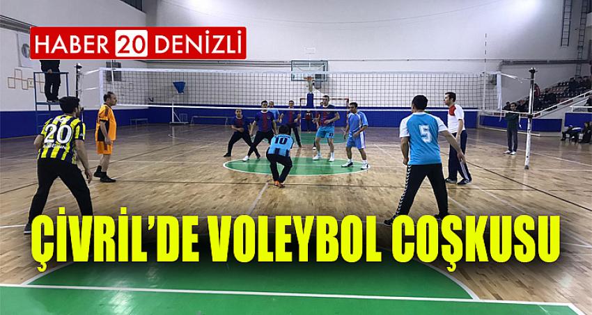 ÇİVRİL’DE VOLEYBOL COŞKUSU