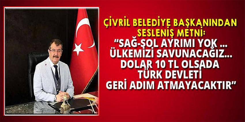 ABD'YE KARŞI ÜLKEMİZİ SAVUNACAĞIZ..