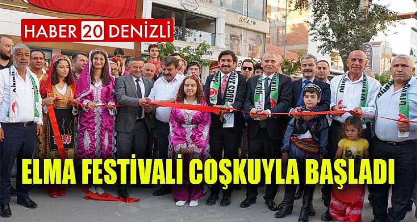 ELMA FESTİVALİ COŞKUYLA BAŞLADI