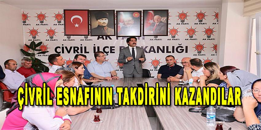 ÇİVRİL ESNAFININ TAKDİRİNİ KAZANDILAR