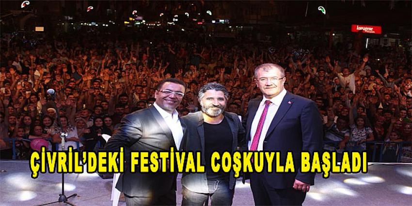 ÇİVRİL’DEKİ FESTİVAL COŞKUYLA BAŞLADI