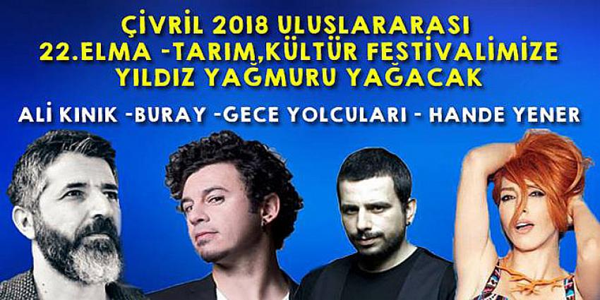 ÇİVRİL'E YILDIZ YAĞMURU