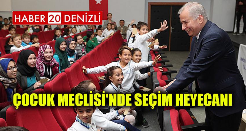 Çocuk Meclisi'nde seçim heyecanı 