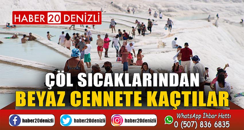 Çöl sıcaklarından beyaz cennete kaçtılar