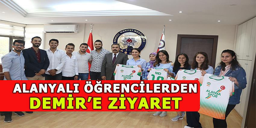 ALANYALI ÖĞRENCİLERDEN DEMİR'E ZİYARET