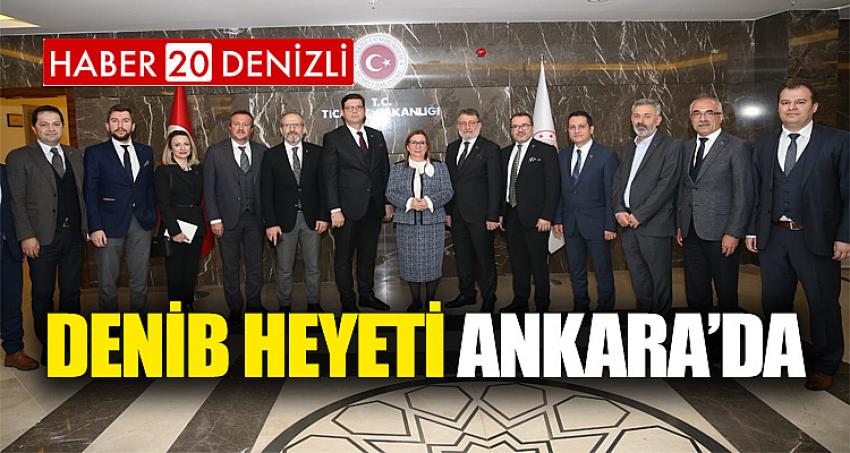 DENİB Heyeti Ankara’da