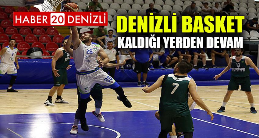 DENİZLİ BASKET KALDIĞI YERDEN DEVAM