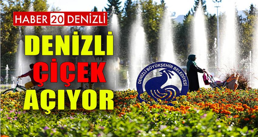 Denizli çiçek açıyor