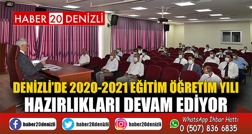 Denizli’de 2020-2021 eğitim öğretim yılı hazırlıkları devam ediyor