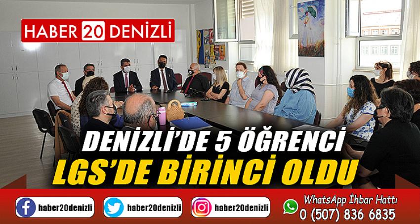 Denizli’de 5 öğrenci LGS’de birinci oldu