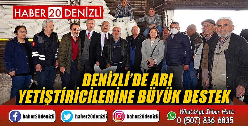 Denizli’de Arı Yetiştiricilerine Büyük Destek