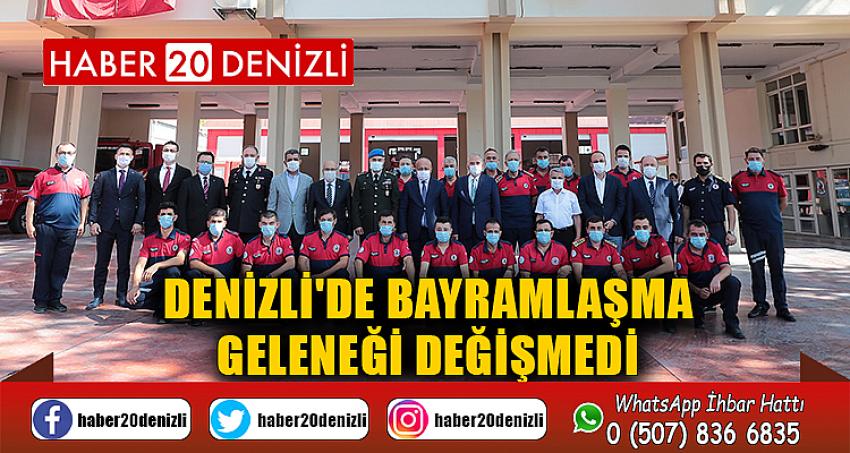 Denizli'de bayramlaşma geleneği değişmedi