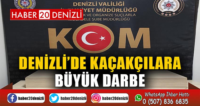  Denizli’de kaçakçılara büyük darbe