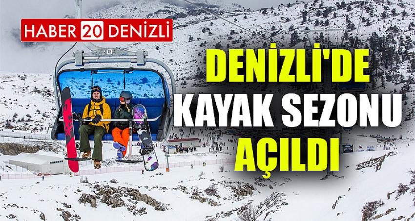 Denizli'de kayak sezonu açıldı