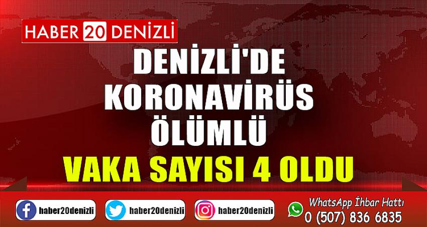 DENİZLİ'DE KORONAVİRÜS ÖLÜMLÜ VAKA SAYISI 4 OLDU