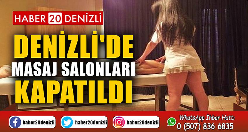 Denizli'de masaj salonları 1 ay geçici olarak kapatıldı