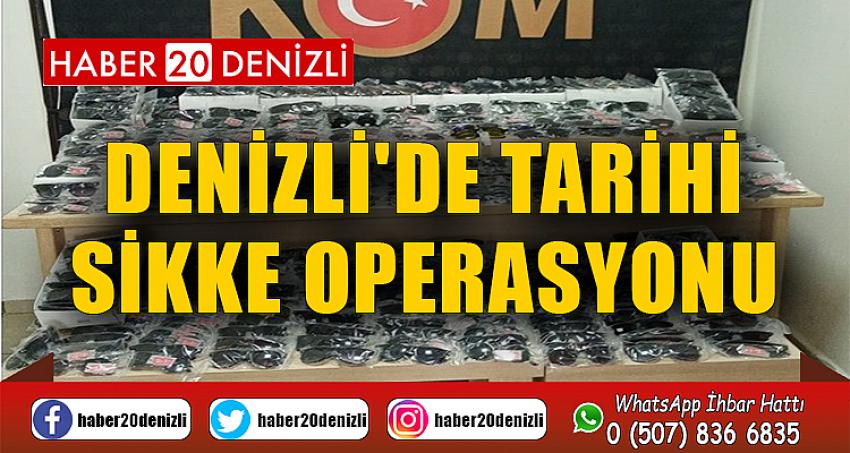 Denizli'de tarihi sikke operasyonu