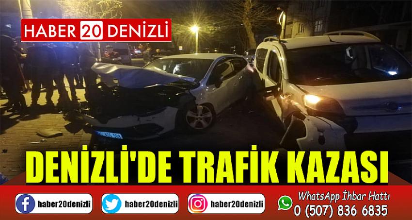 Denizli'de trafik kazası