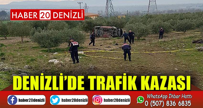 Denizli’de trafik kazası