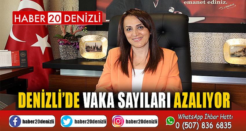 Denizli’de vaka sayıları azalıyor
