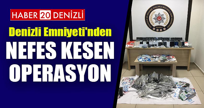 DENİZLİ EMNİYETİ'NDEN NEFES KESEN OPERASYON