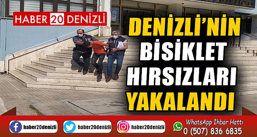 Denizli’nin bisiklet hırsızları yakalandı