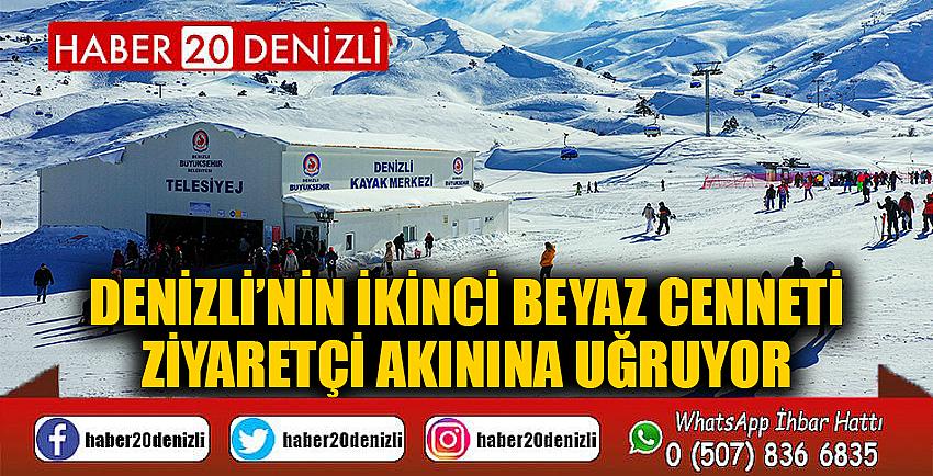 Denizli’nin ikinci beyaz cenneti ziyaretçi akınına uğruyor