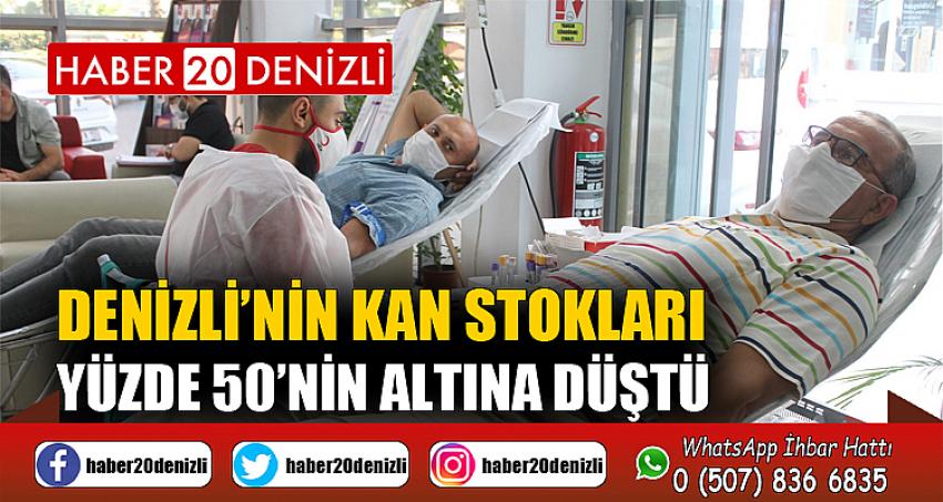 Denizli’nin kan stokları yüzde 50’nin altına düştü