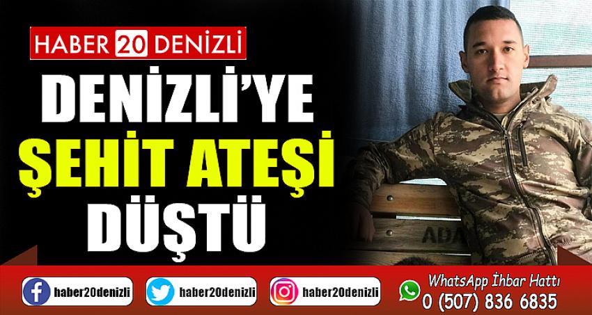 Denizli’ye şehit ateşi düştü