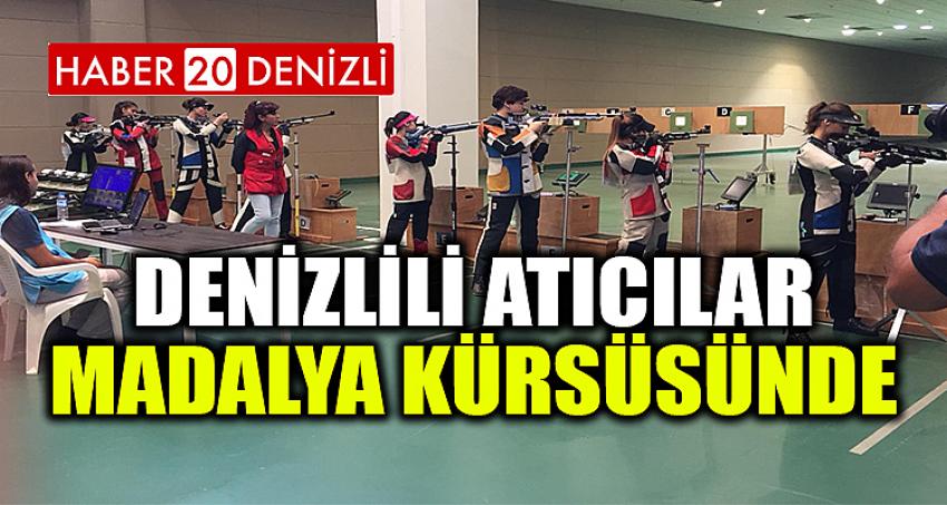 DENİZLİLİ ATICILAR MADALYA KÜRSÜSÜNDE