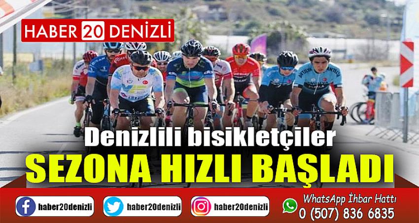 Denizlili bisikletçiler sezona hızlı başladı