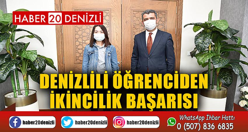 Mavi Düşün- Sıfır Atık yarışmasında Denizlili öğrenciden ikincilik başarısı