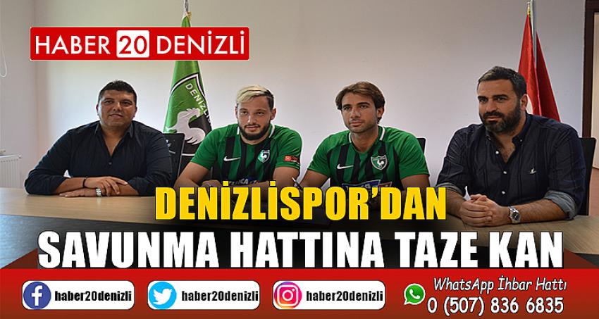 Denizlispor’dan savunma hattına taze kan