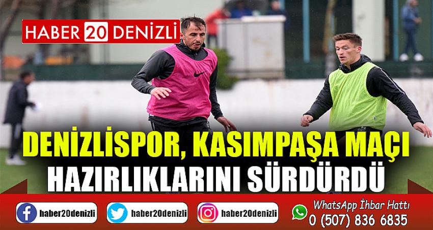 Denizlispor, Kasımpaşa maçı hazırlıklarını sürdürdü