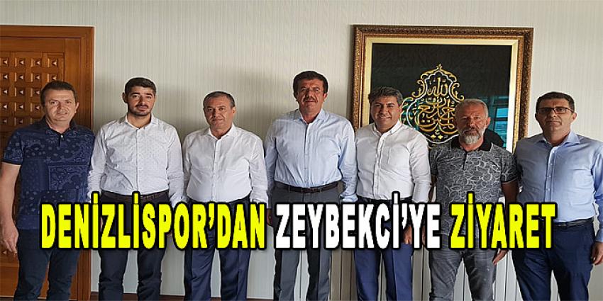 DENİZLİSPOR'DAN ZEYBEKCİ'YE ZİYARET