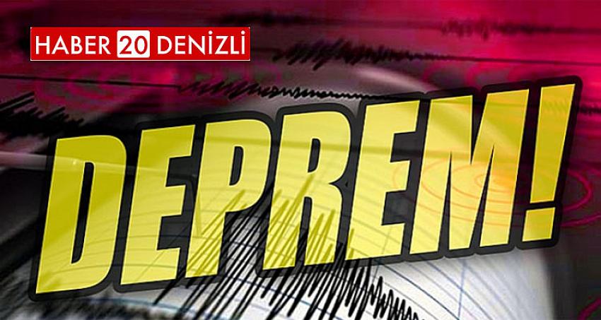 DENİZLİ'DE KORKUTAN DEPREM