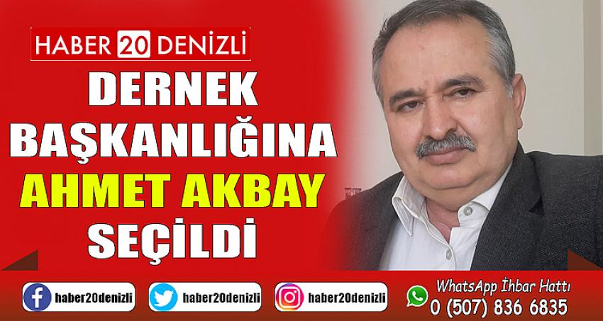 Dernek başkanlığına Ahmet Akbay seçildi