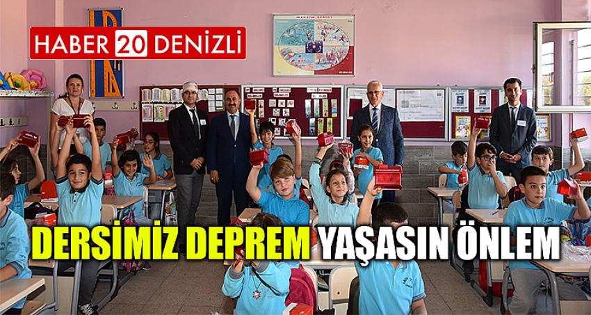 Dersimiz Deprem Yaşasın Önlem