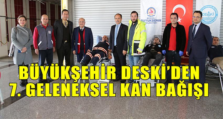 Büyükşehir DESKİ’den 7. geleneksel kan bağışı