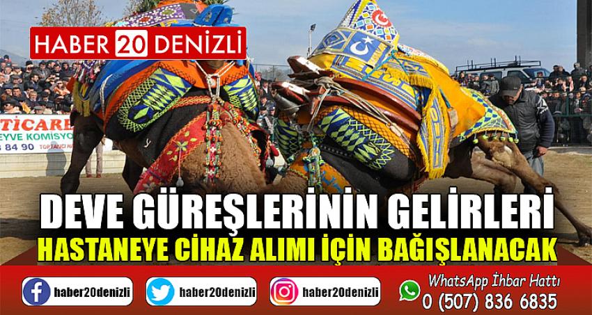 Deve güreşlerinin gelirleri hastaneye cihaz alımı için bağışlanacak