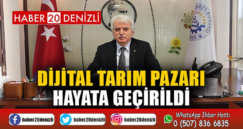 Dijital Tarım Pazarı hayata geçirildi