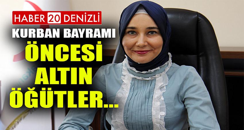 KURBAN BAYRAMI ÖNCESİ ALTIN ÖĞÜTLER...