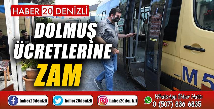 Dolmuş ücretlerine zam