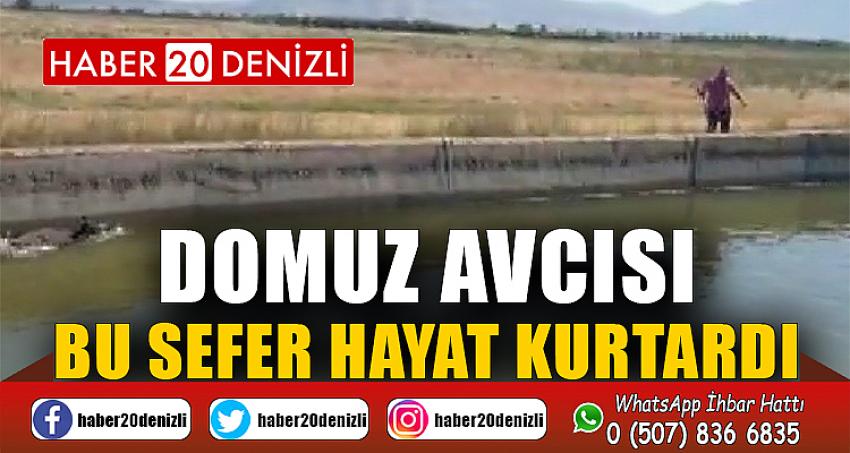 Domuz avcısı bu sefer hayat kurtardı