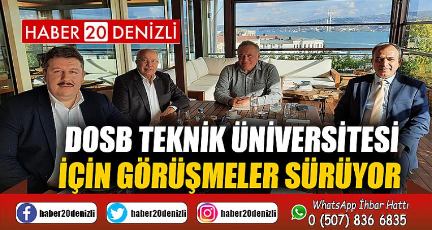 DOSB TEKNİK ÜNİVERSİTESİ İÇİN GÖRÜŞMELER SÜRÜYOR